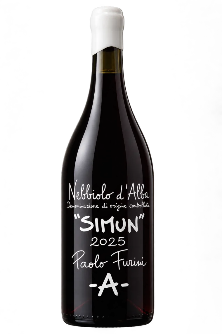 Rendering Nebbiolo Simun affinato in acciaio